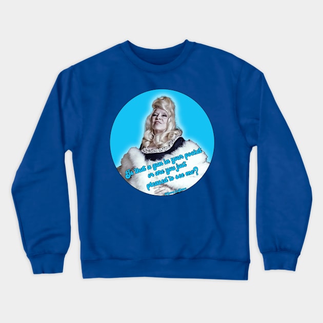 Mae West Crewneck Sweatshirt by Camp.o.rama